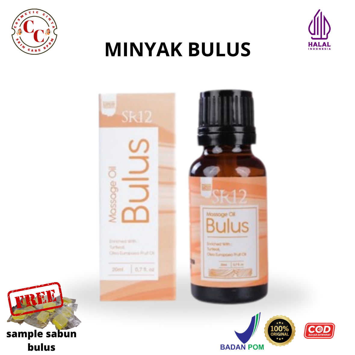 Turun 25%: Minyak Bulus Asli Untuk Wajah