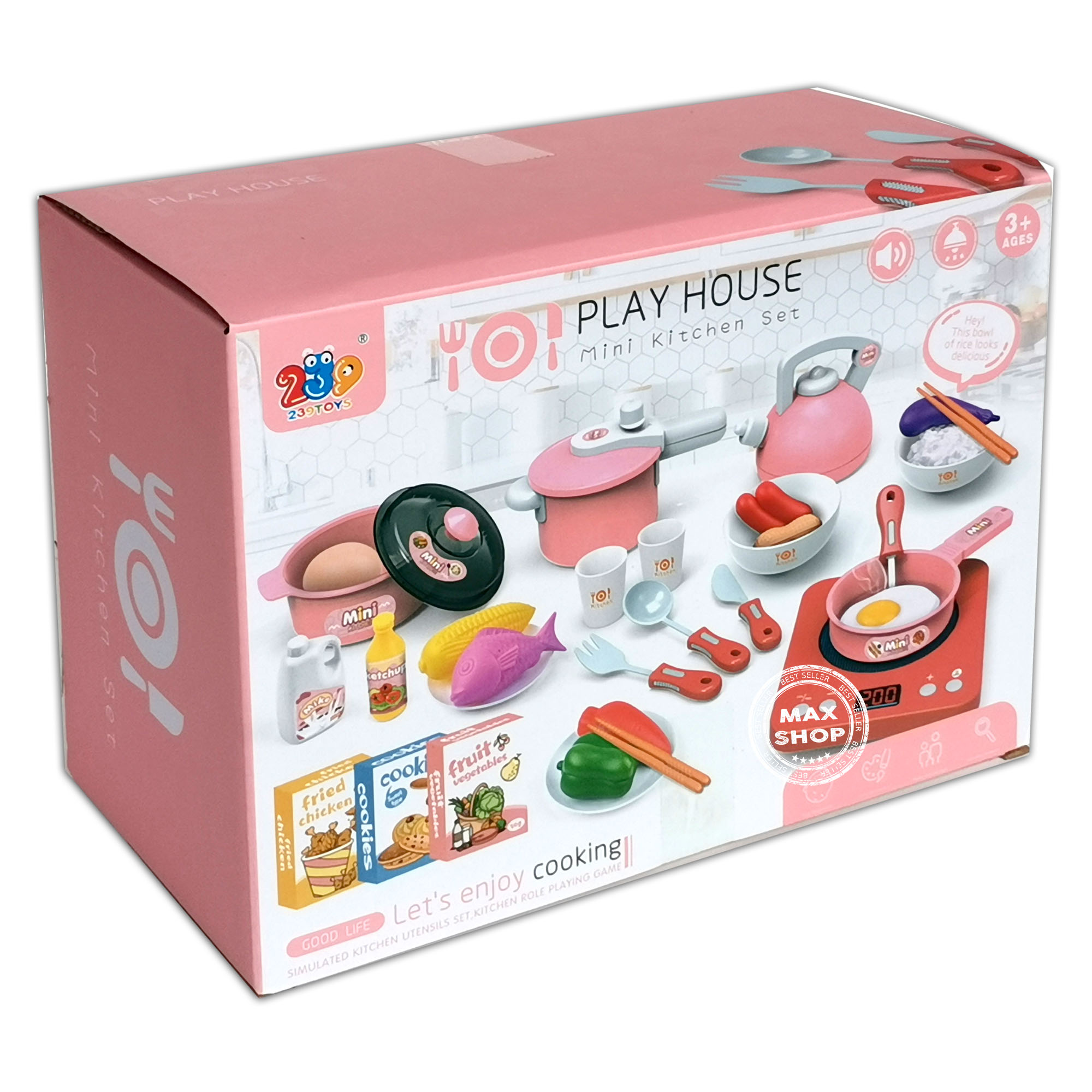 Turun 21%: Mini Kitchen Set Cooking Play