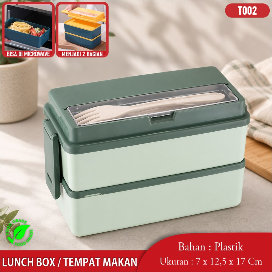 Turun 21%: Lunch Box Set Susun 2