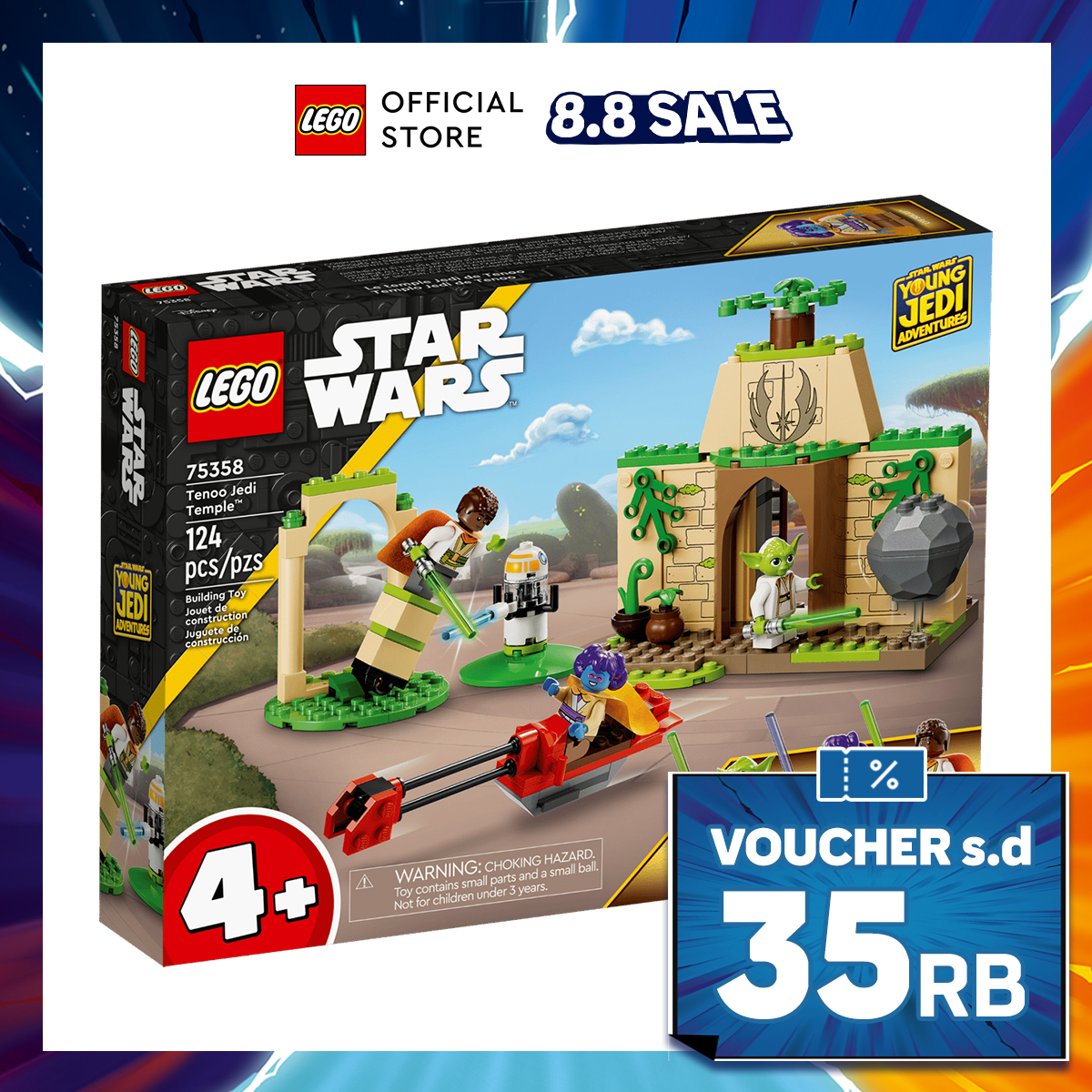 Turun 50%: LEGO Star Wars 75358 Tenoo (124 Pieces)
