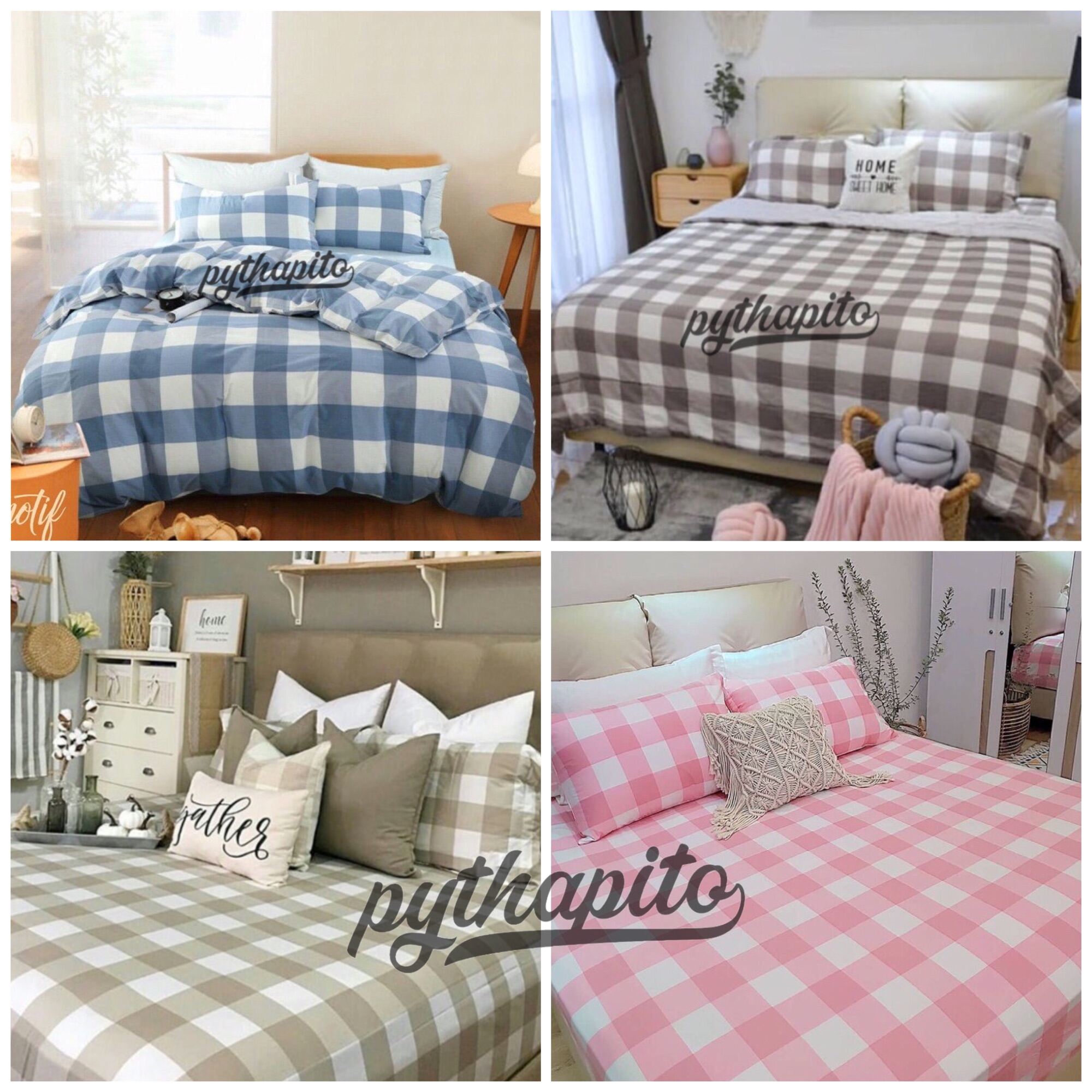 Turun 20%: sprei katun motif emily
