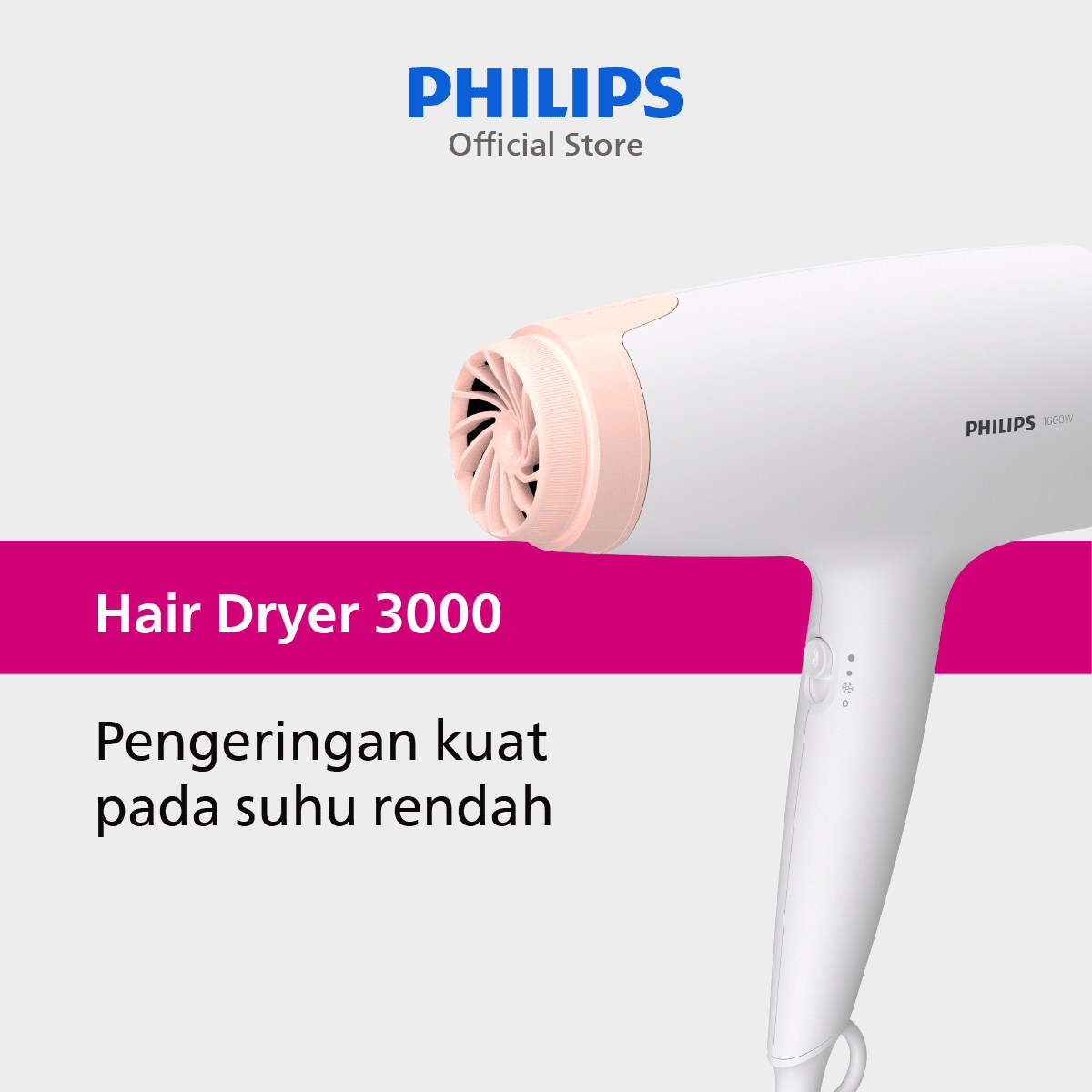 Harga Baru Turun: Philips Hair Dryer