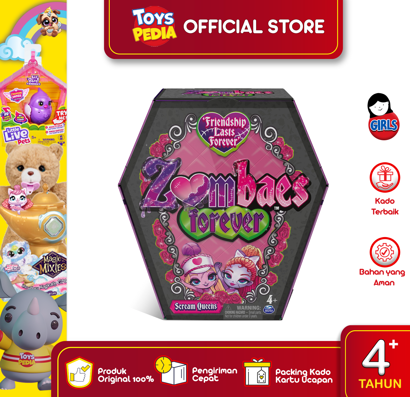 Harga Baru Turun: Mainan Boneka Zombaes Forever 2Pack (Random)