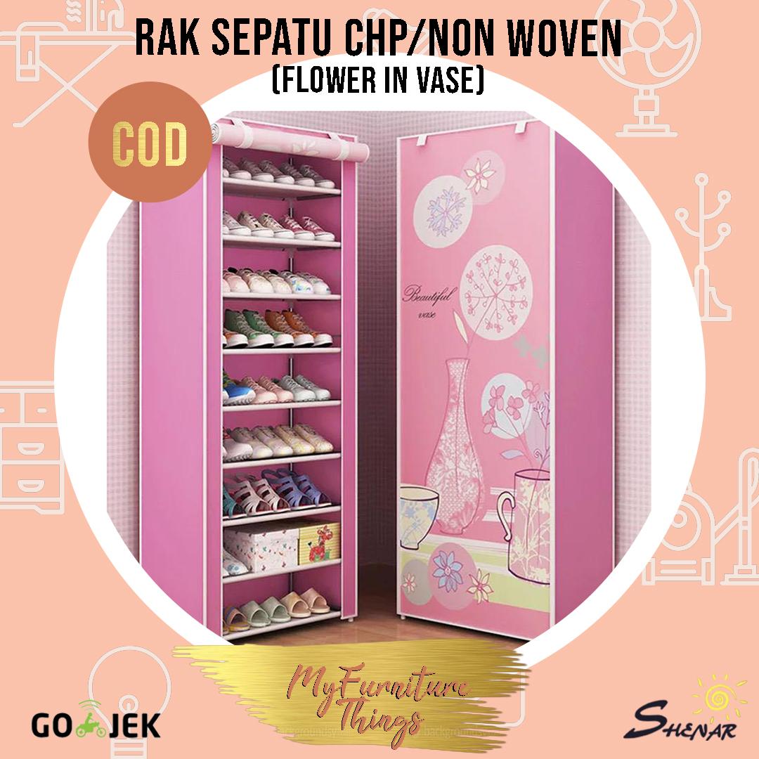 Turun 26%: Rak Sepatu Kain / Lemari