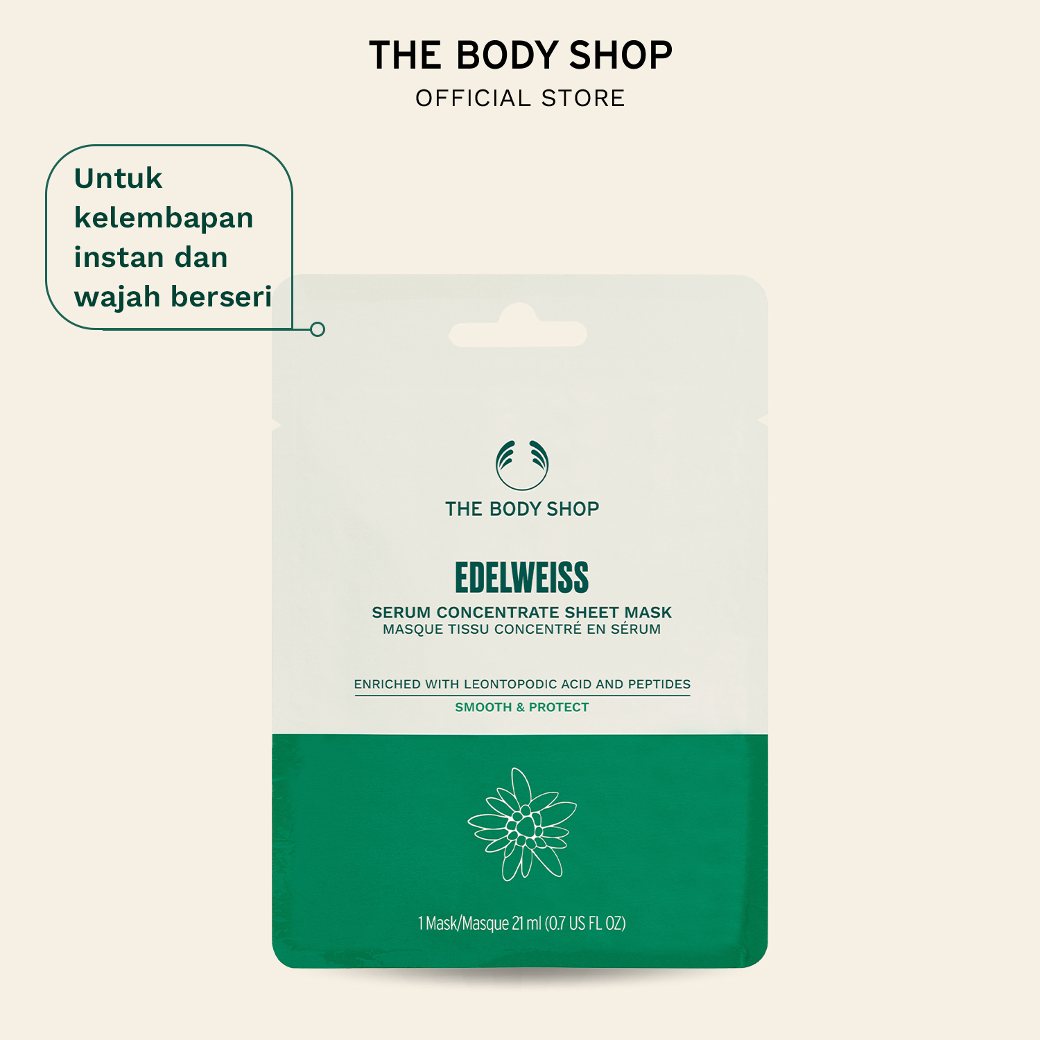 Turun 20%: The Body Shop Edelweiss Serum