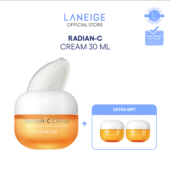 Turun 53%: Laneige Radian-C Cream 30ml -