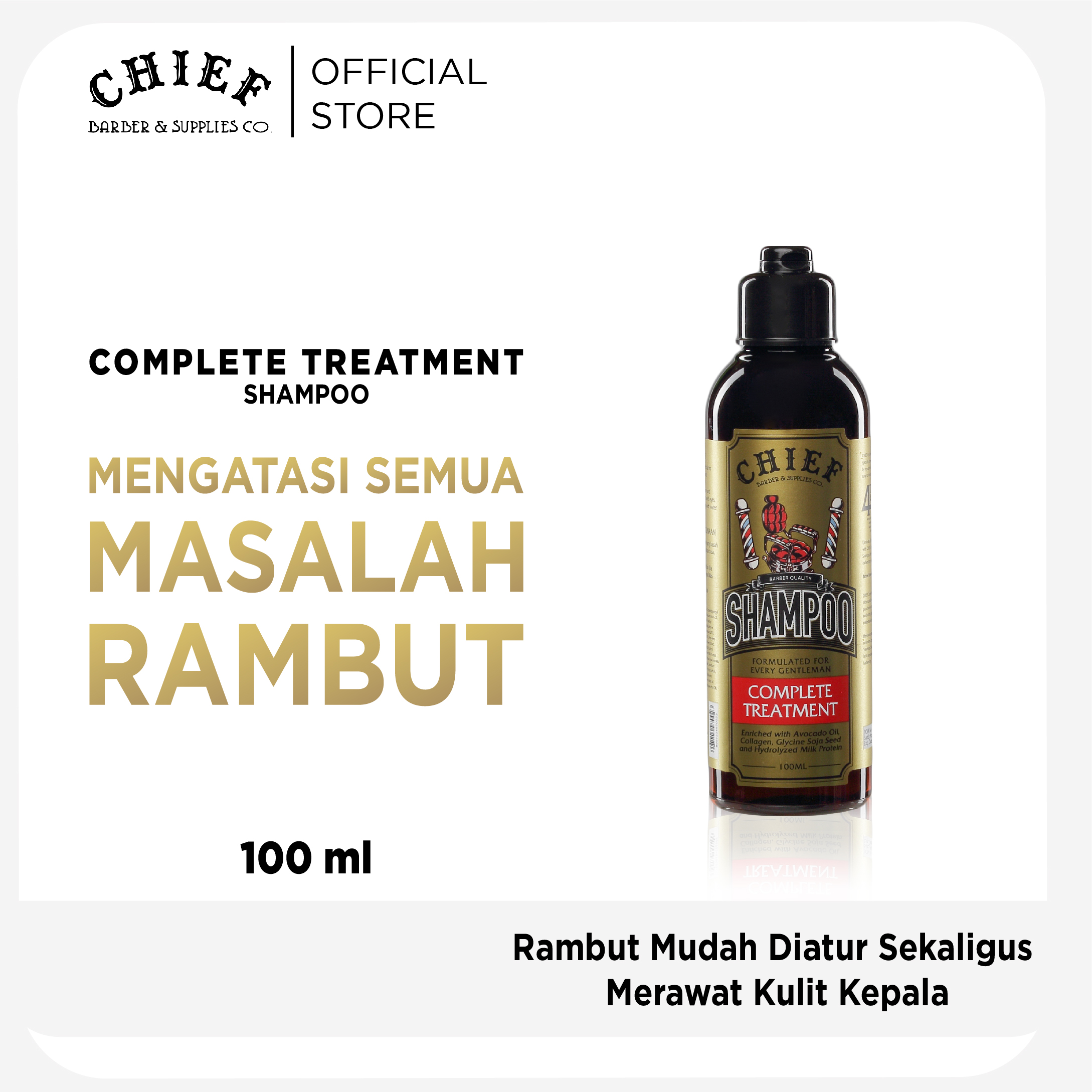 Turun 20%: CHIEF Shampoo Complete