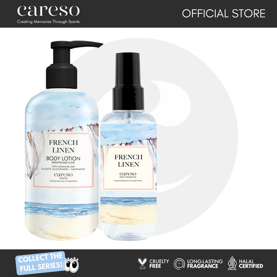 Harga Baru Turun: Careso - French Linen Series (Lotion + Fragrance Combo)