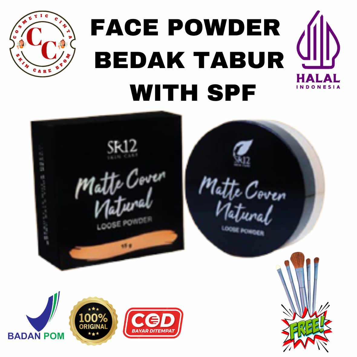 Harga Baru Turun: Bedak Tabur Sr12 Ori