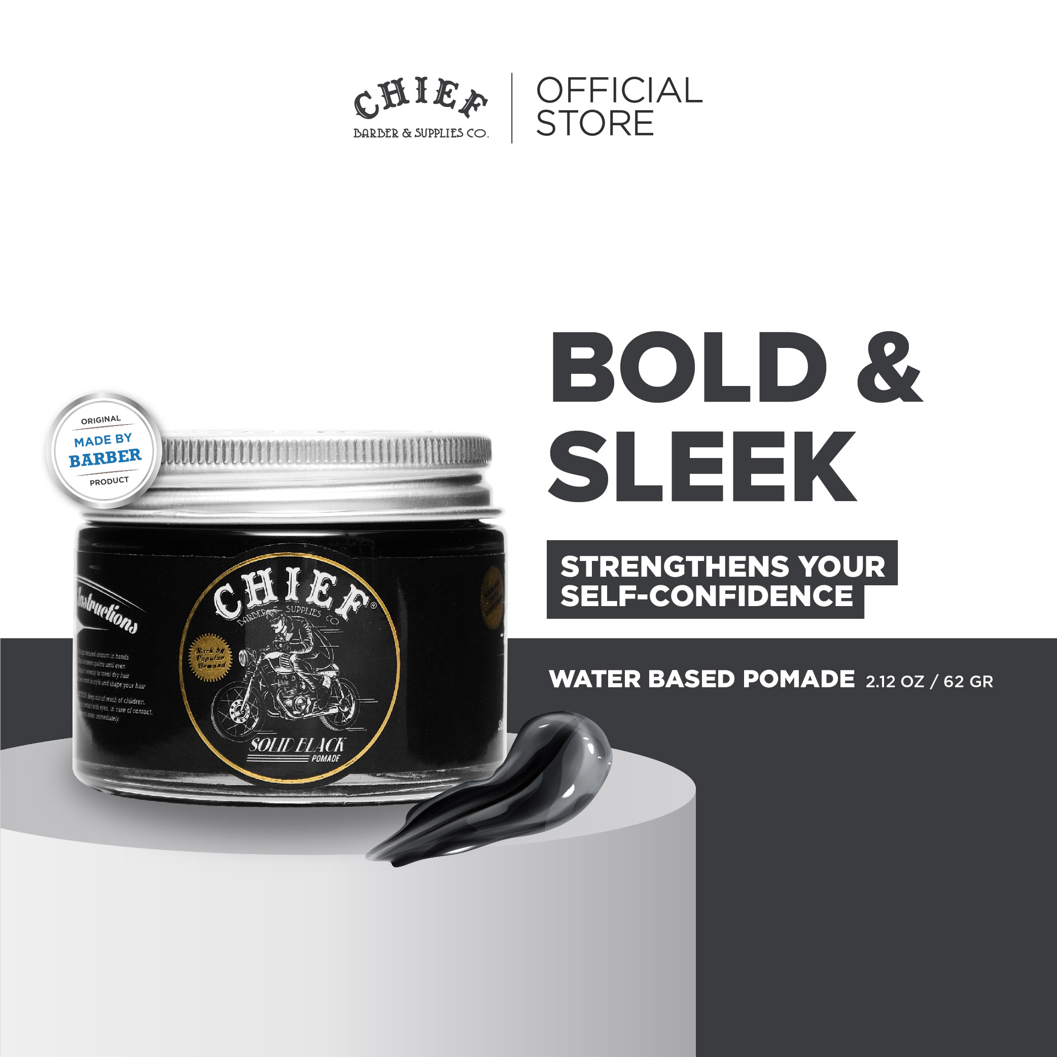 Harga Baru Turun: Chief Solid Black