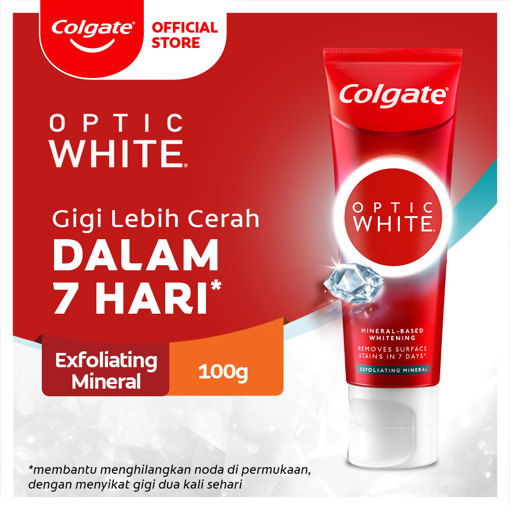 Harga Baru Turun: Colgate Optic White — Plus Shine