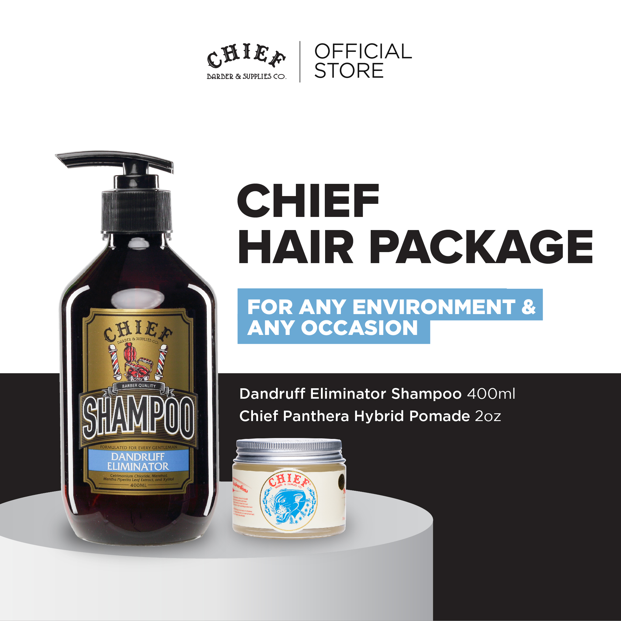 Turun 20%: CHIEF HAIR PACKAGE