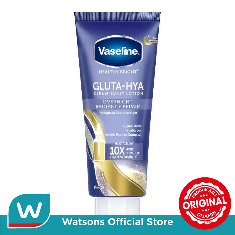 Harga Baru Turun: Vaseline Gluta-Hya — Gluta-Hya Serum Lotion Overnight