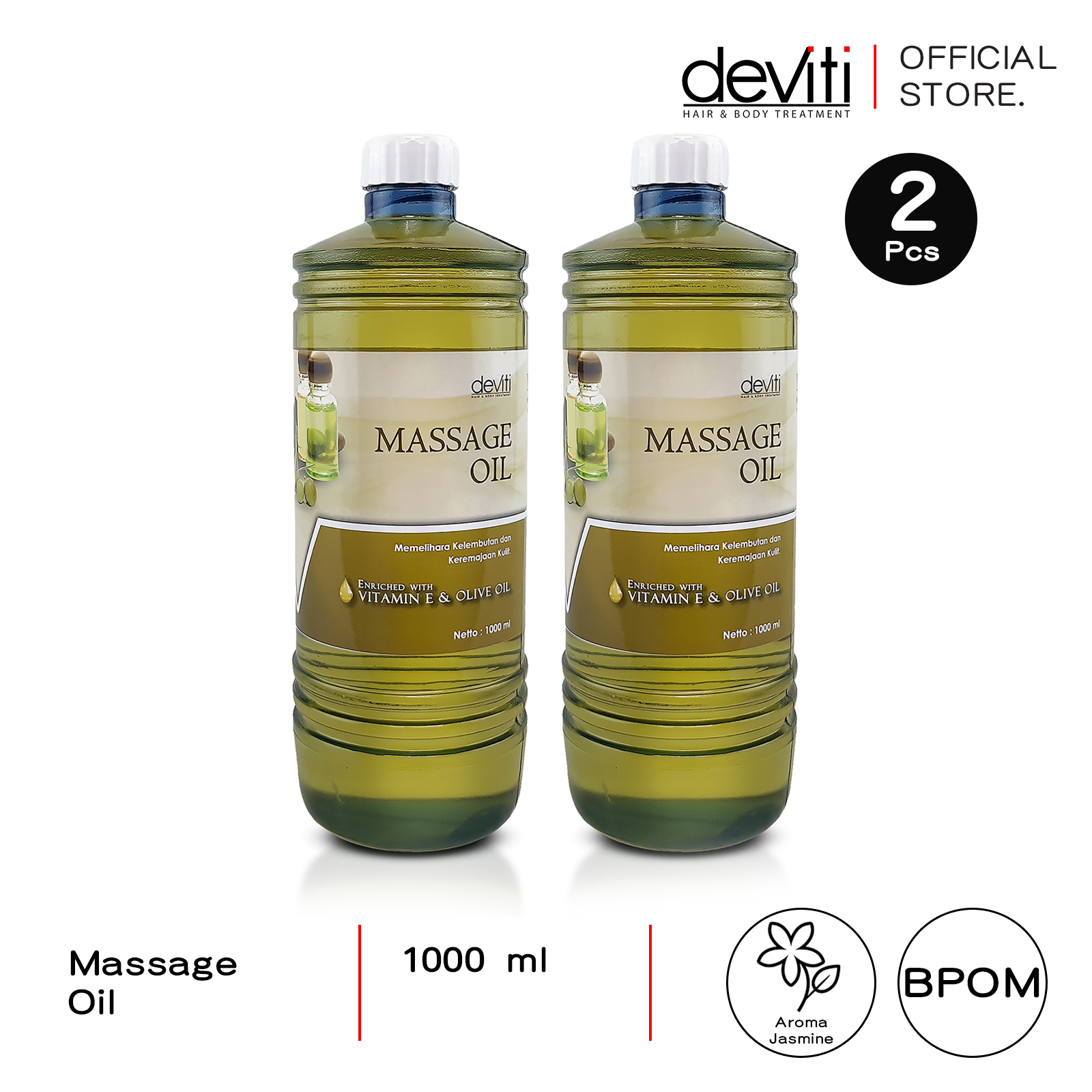 Harga Baru Turun: deviti COMBO 2 Massage — Oil