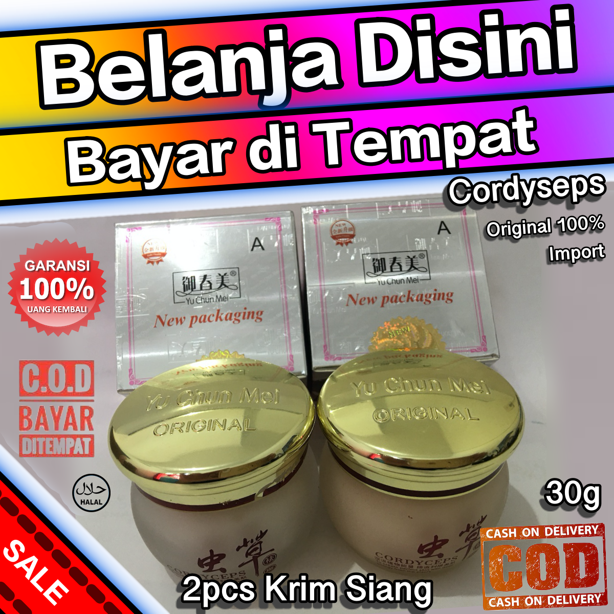 Harga Baru Turun: 2pcs Cordyseps Yu Chun