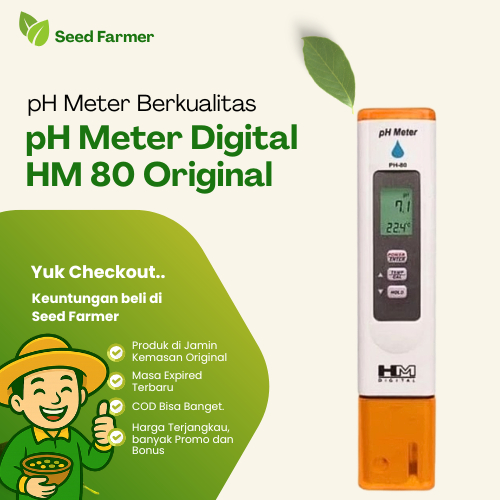 Harga Baru Turun: pH Meter HM digital