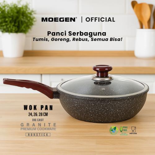 Harga Baru Turun: MOEGEN Wok Pan