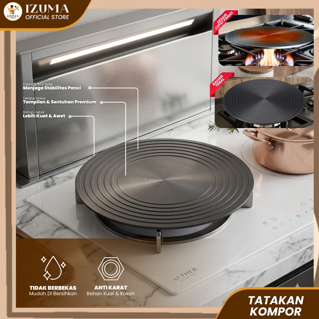 Turun 30%: IZUMA Tatakan alas panci anti