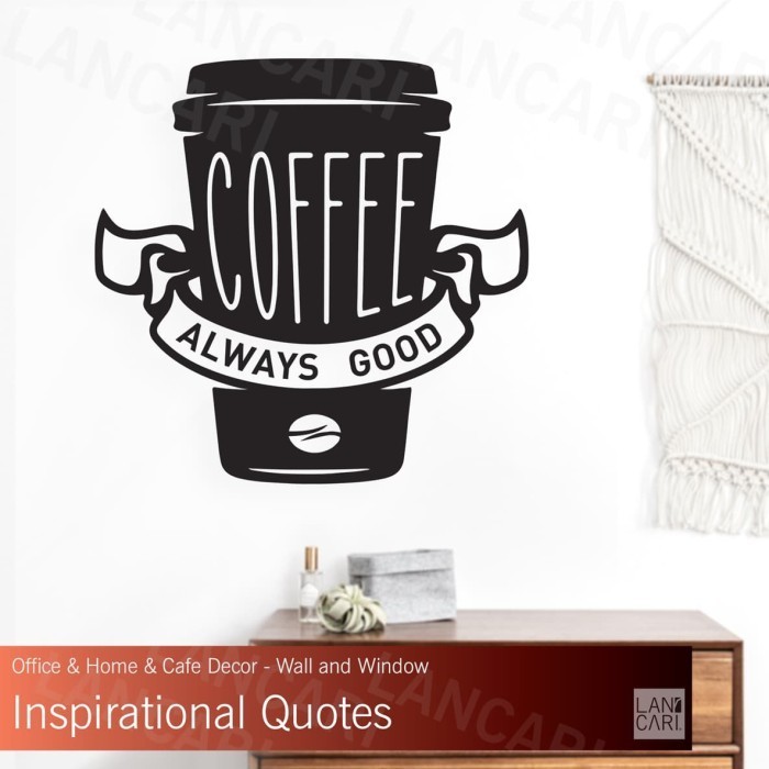 Harga Baru Turun: Sticker Cutting Coffee