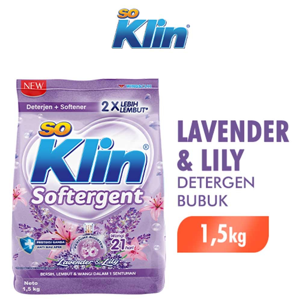 Harga Baru Turun: SO KLIN SOFTERGENT — POWDER PURPLE