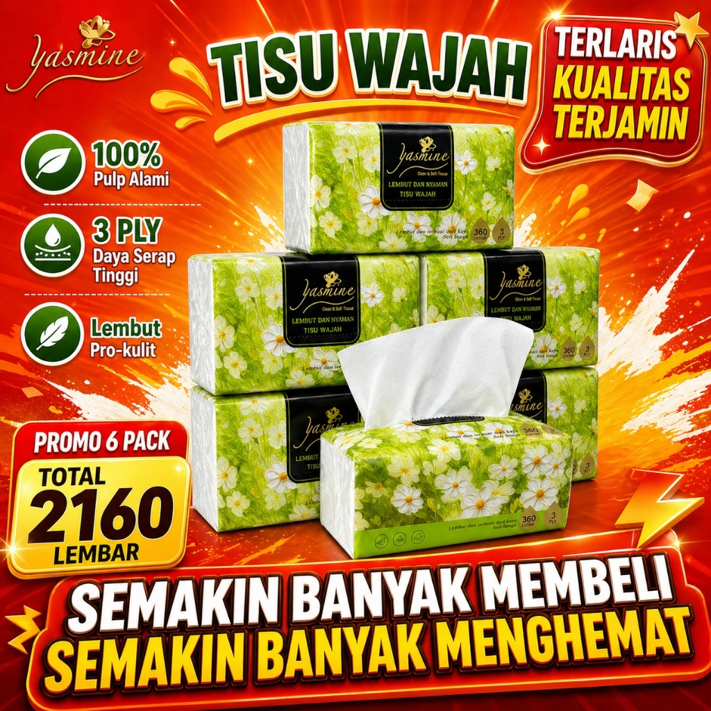 Harga Baru Turun: Yasmine 6 PACK 360