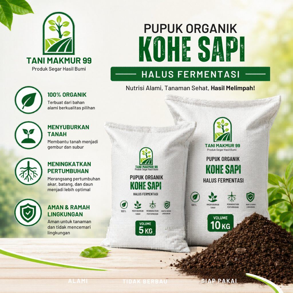 Harga Baru Turun: Paket Hemat Pupuk Kohe