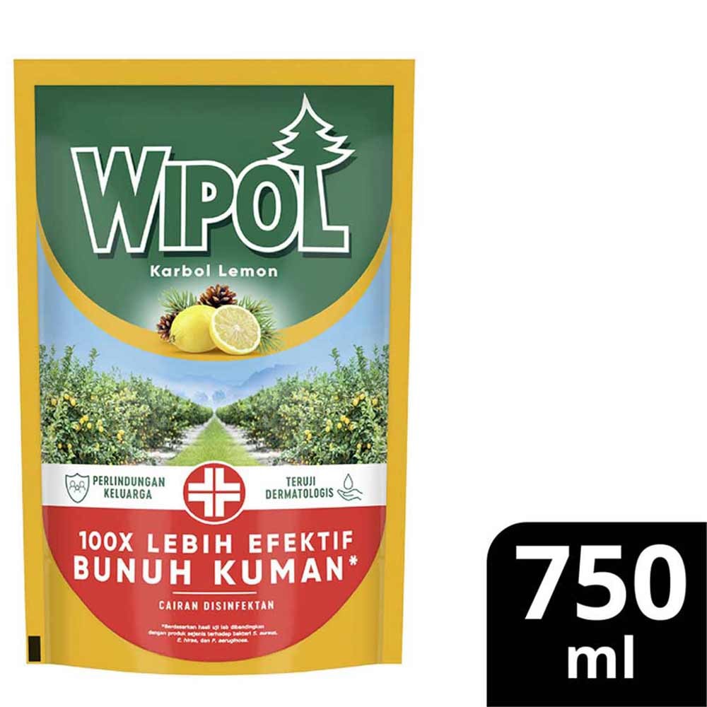 Turun 20%: WIPOL KARBOL WANGI LEMON