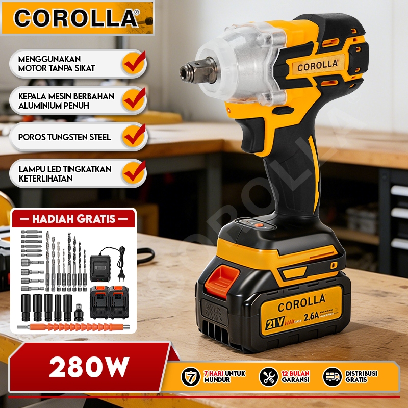 Harga Baru Turun: COROLLA Impact Wrench