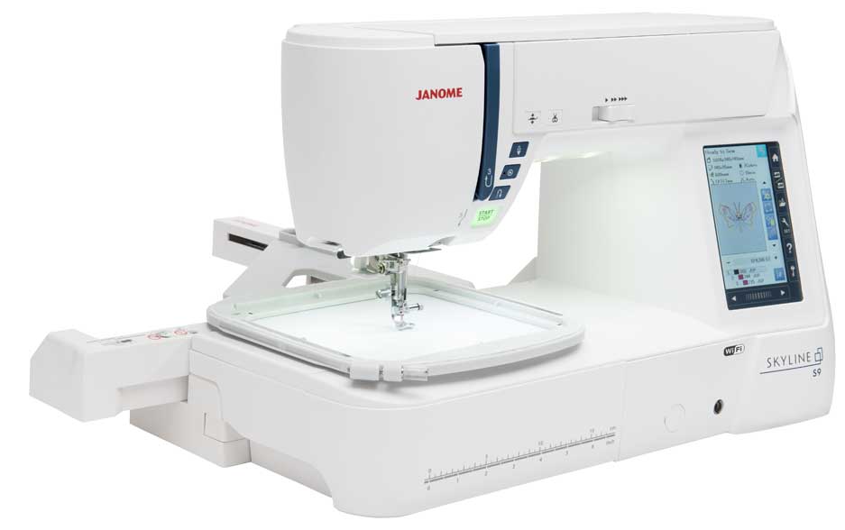 mesin jahit dan bordir janome skyline s9
