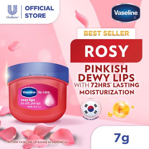 Vaseline Lip Care ROSY LIPS 7gr - Pelembab Bibir - Lip Balm