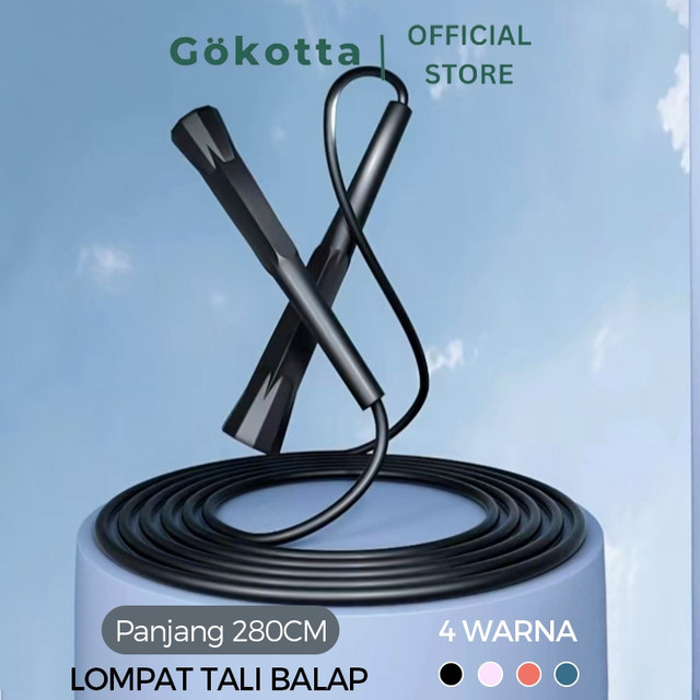 GOKOTTA Lompat Tali Alat Olahraga / Skipping Portable Active PVC