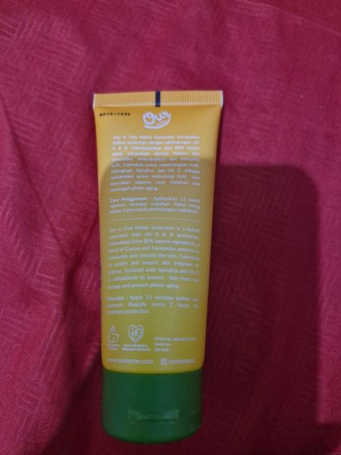 Our In One Family Sunscreen SPF50 PA++++ Barrier Expert Lembab - Glowing-Sensitif & Bayi Anak Dewasa Image3