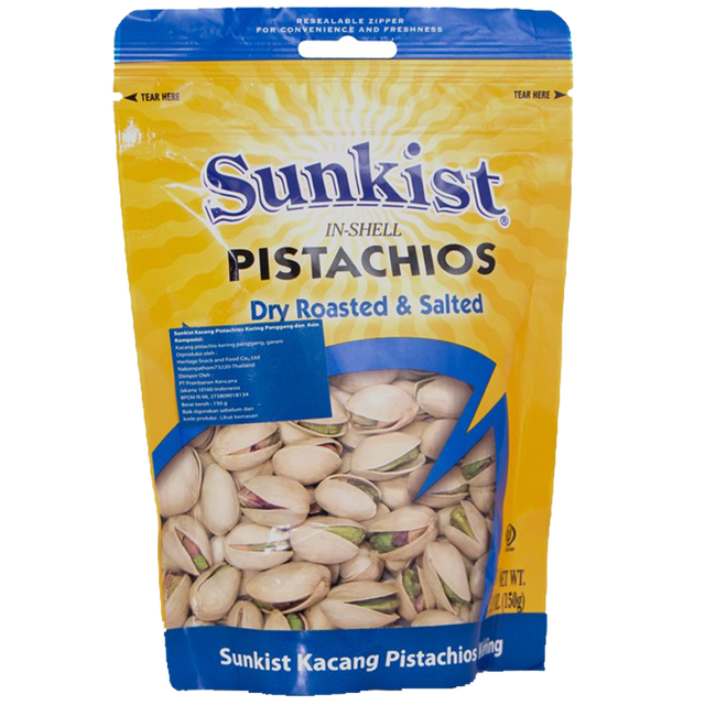 Sunkist Dry Roasted Pistachio 150gr