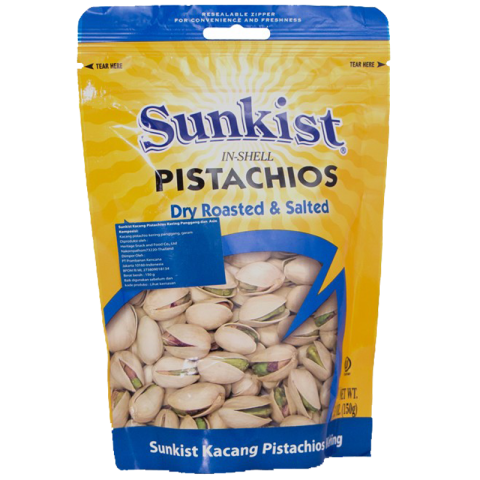 Sunkist Dry Roasted Pistachio 150gr Image1
