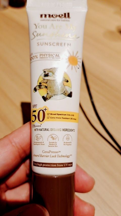 Moell Physical Sunscreen Anak 30gr Dengan SPF (50+) PA(++++) Sunscreen Baby Kids, Bumil Busui, Kulit Sensitif - Tahan Air & Keringat - Microbiome & Skin Barrier Technology Image4
