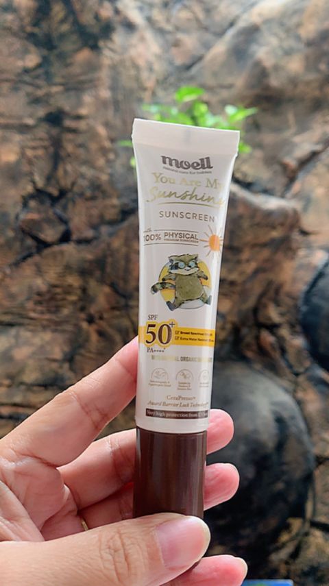 Moell Physical Sunscreen Anak 30gr Dengan SPF (50+) PA(++++) Sunscreen Baby Kids, Bumil Busui, Kulit Sensitif - Tahan Air & Keringat - Microbiome & Skin Barrier Technology Image11