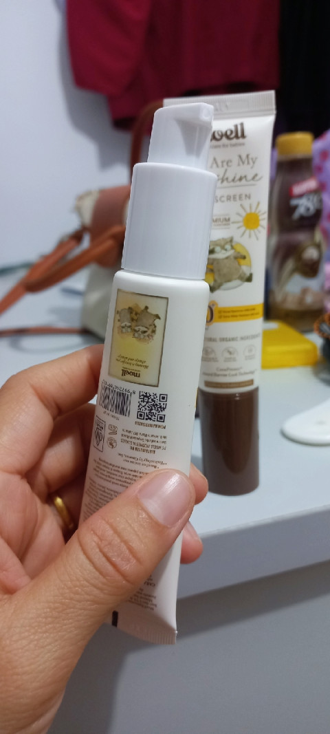 Moell Physical Sunscreen Anak 30gr Dengan SPF (50+) PA(++++) Sunscreen Baby Kids, Bumil Busui, Kulit Sensitif - Tahan Air & Keringat - Microbiome & Skin Barrier Technology Image15