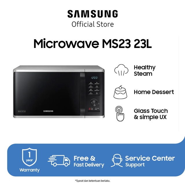 Samsung Microwave [23 L] - MS23K3515AS/SE