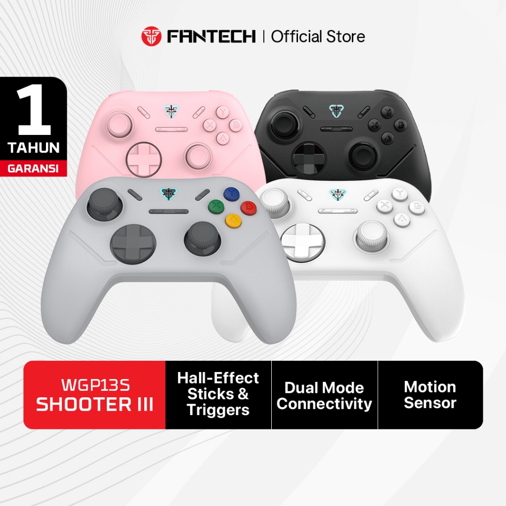 Fantech Multi platform Gamepad Wireless Android PC PS Gaming Controller Shooter III WGP13S Joystick USB Type C