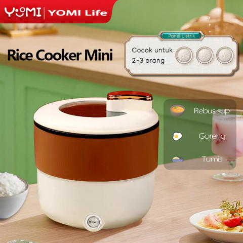 Rice Cooker Mini Penanak Nasi Serbaguna Panci Listrik Elektrik Anti Lengket Magicom Rice Cooker Mini Multifungsi
