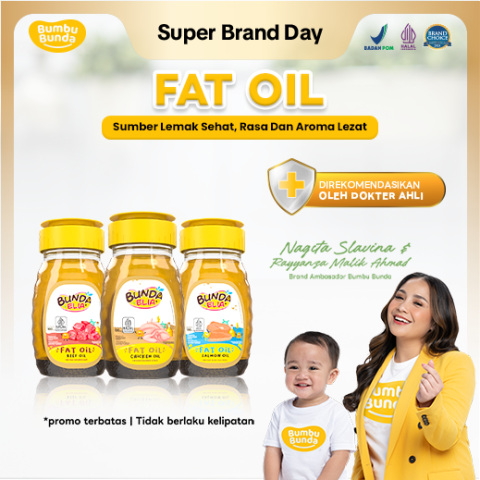 Bumbu Bunda Elia Fat Oil 100ml – Minyak MPASI | BB Booster | No MSG