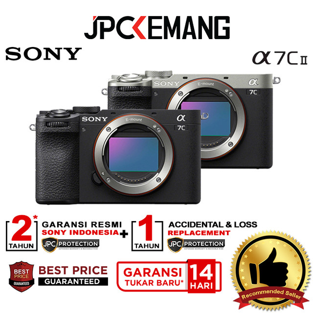Sony A7C II Body Only Mirrorless Camera Alpha A7CII A7 C Mark 2 JPC KEMANG GARANSI RESMI