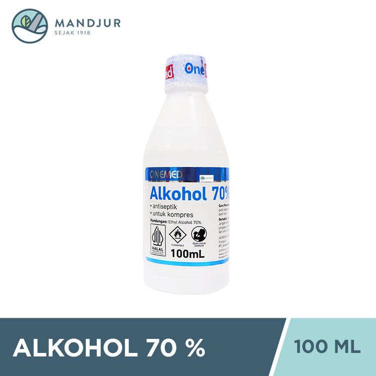 Alkohol 70 % 100 mL - Cairan Antiseptik