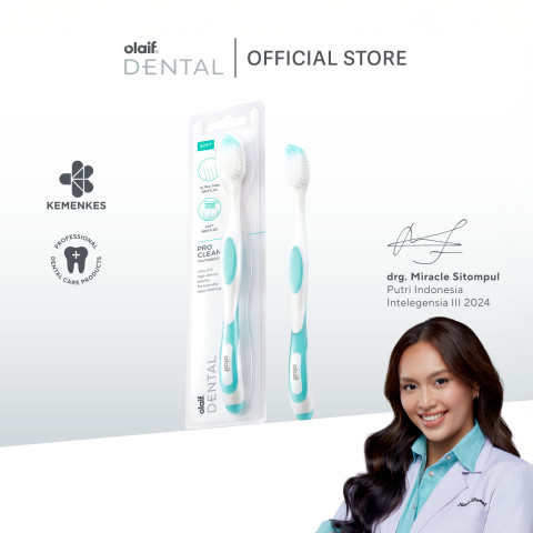 Olaif Dental Pro Clean Toothbrush - Sikat Gigi - Soft / Medium untuk Gusi