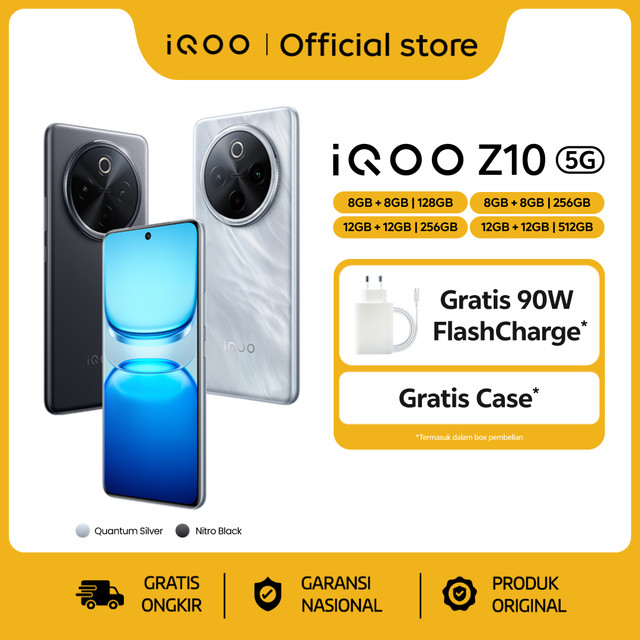 vivo iQOO Z10 , 7300mAh + 90Watt, Snapdragon 7s Gen 3, AnTuTu 822,705, 120Hz Quad-Curved AMOLED, 50MP Sony IMX + OIS