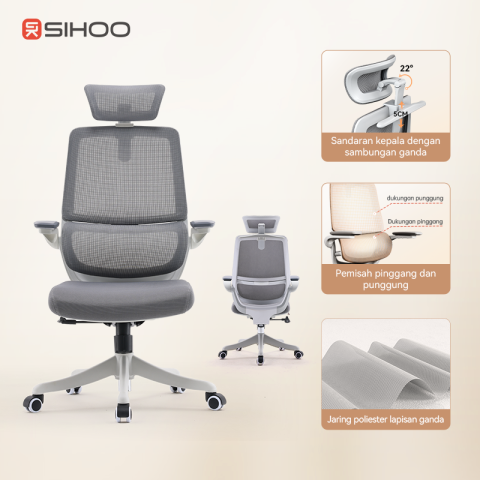 SIHOO Office Chair M59DSA-301 Kursi Kerja Kantor Ergonomic
