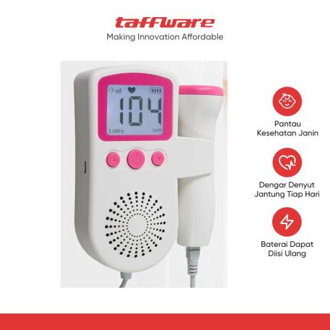 TaffOmicron Alat Deteksi Jantung Janin Fetal Doppler Heartrate Monitor - JSL-T501U Image1