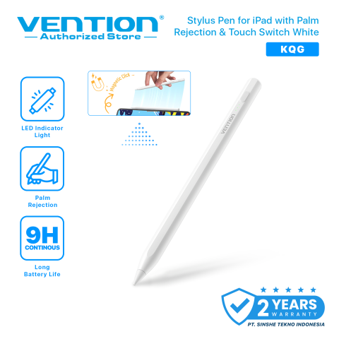 Vention Stylus Pen Digital Touch Screen Tilt Sensitive Magnet Switch with Palm Rejection for iPad