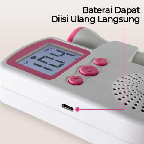 TaffOmicron Alat Deteksi Jantung Janin Fetal Doppler Heartrate Monitor - JSL-T501U Image5