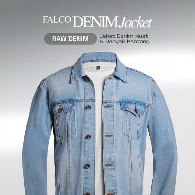 CUTOFF Falco Jaket Jeans Denim Pria